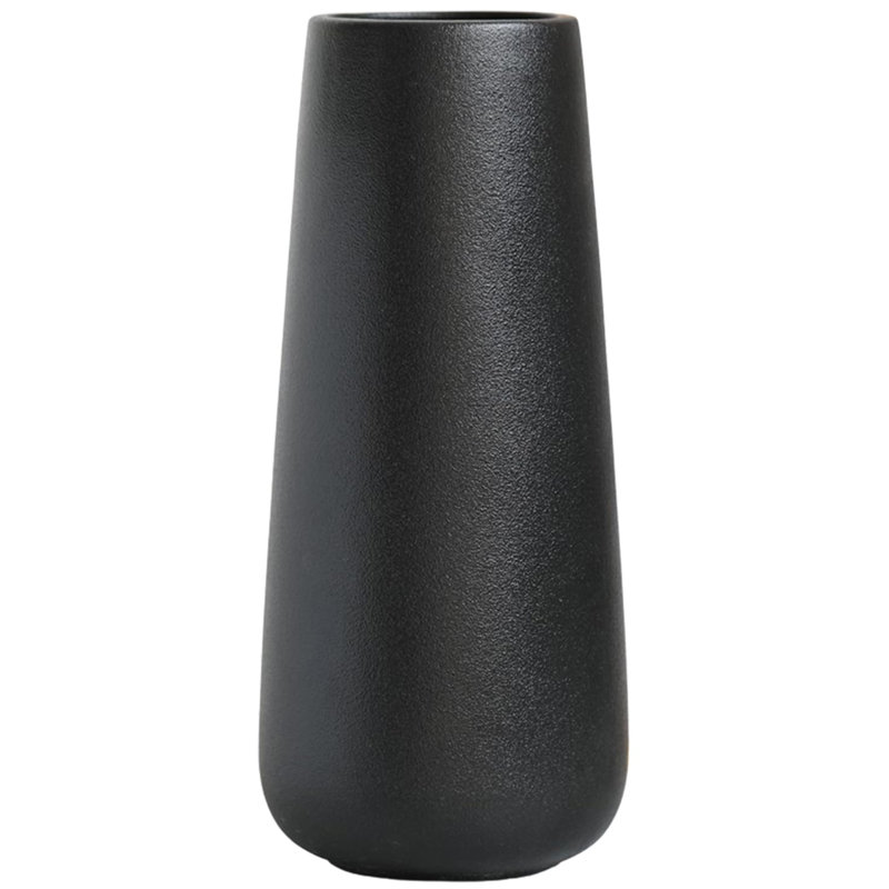 Ceramic / Porcelain Table Vase, Black
