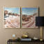 Impression sur cadre Impasto Plateau I-Premium - prêt à être accroché - aucun clou requis - aucun clou requis-1202093288-1202093289