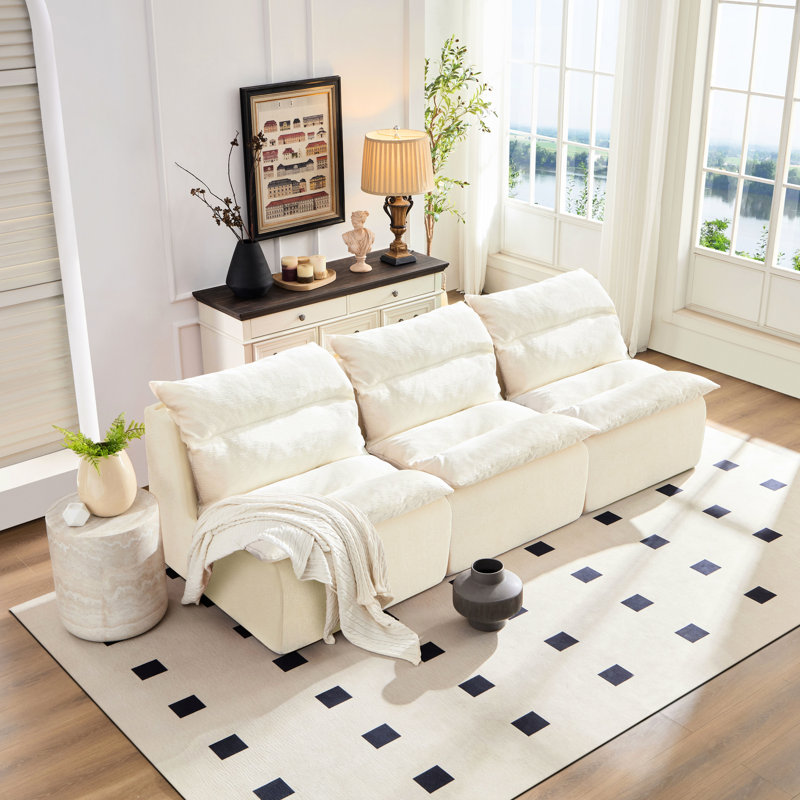 Fauteuil paresseux blanc - idéal pour se détendre dans la chambre à coucher, le salon, le fauteuil à billes moderne de bureau pour une détente
