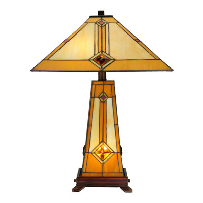 Diamond Mission 23" Table Lamp
