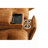 Orange Chenille Power Motion Sectional Sofa