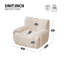 Ensemble de 2 chaises d'appoint rembourrées entièrement compressées-883918434