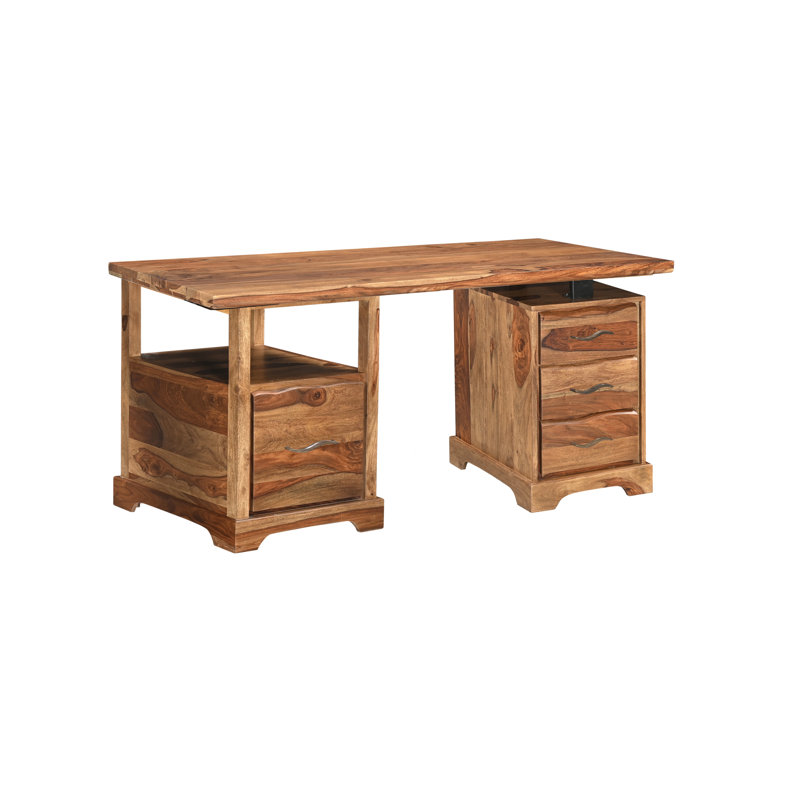 Chaliyah Rectangle Writing Desk, Natural