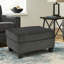 Repose-pieds Erin avec cadre en coin, polyester 33 po-109265532