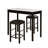 Loria 2 - Person Four Leg Base Dining Set-1664369827
