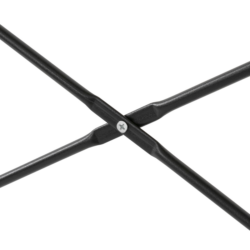 Hidemasa Iron Floor Stand Bathroom Shelves, Black/Brown