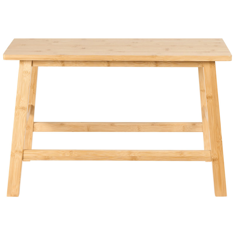Bamboo Bathroom Bench Light Wood IGUAZU