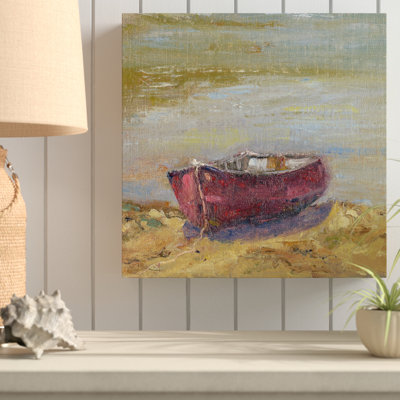 " Beached Red " Painting Print