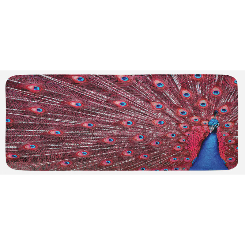 Tapis de cuisine peacock