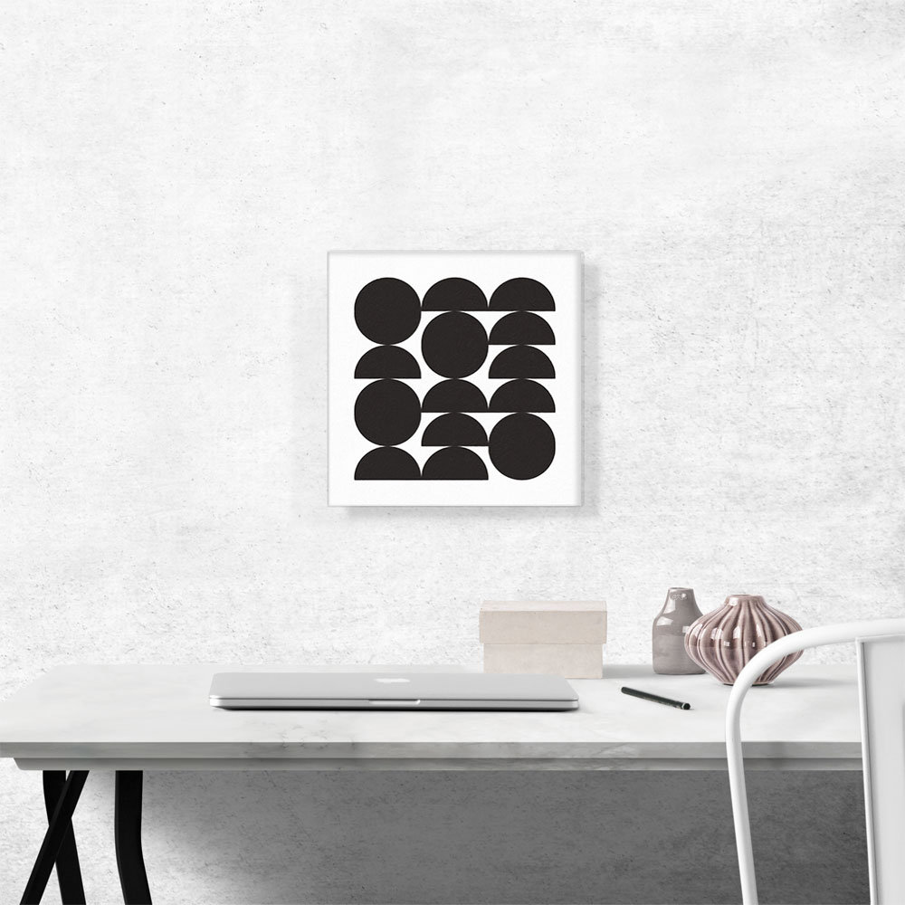 " Mid-Century Modern Of Circles " ARTCANVAS 