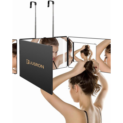 360° ClearView HD Self-Cut Mirror with LED & Anti-Fog Technology