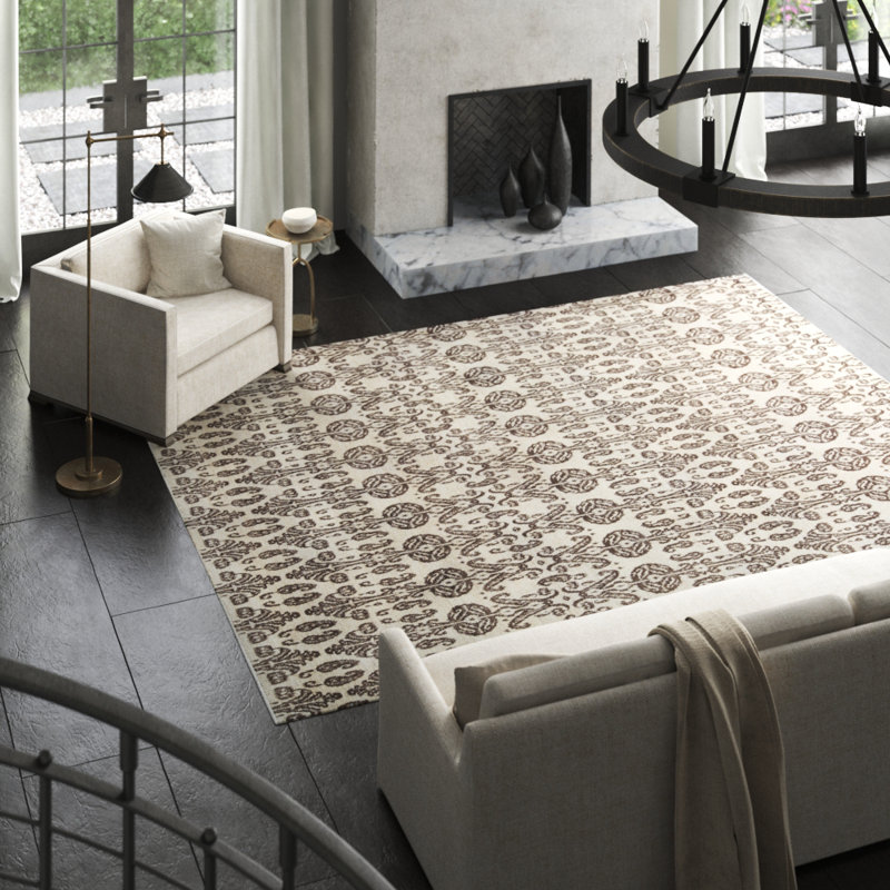 Wool Ikat Area Rug
