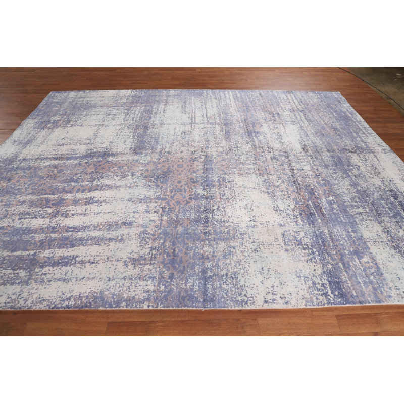 Contemporary Wool Abstract Area Rug 8x10