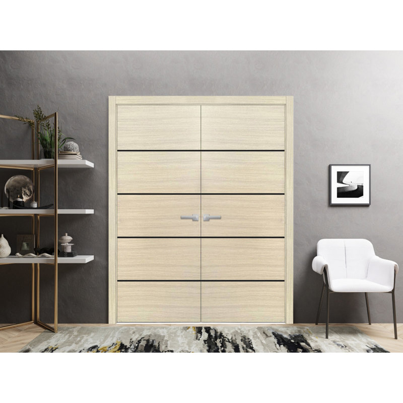Portes françaises à panneaux, 60 po x 96 po