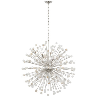 Lys 18 - Light Solid Brass Chandelier by Suzanne Kasler