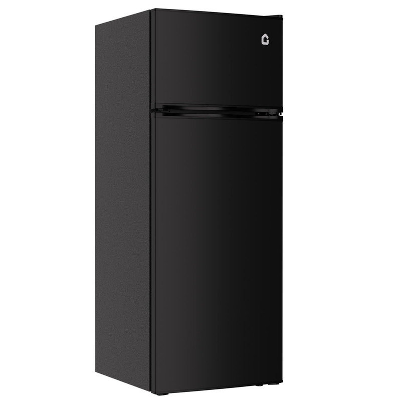 7.5 Cu. Ft. Portable Fridge with Freezer – 2 Reversible Doors, 7 Temp Settings, Removable Shelves for Apartment or Office