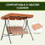 Yair 3 Seater Swing Chair with Adjustable Canopy-2055468645