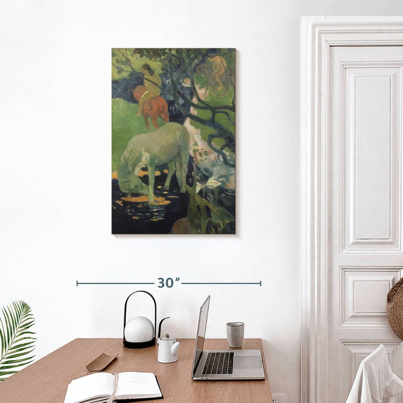 Brampt The White Horse, 30" H x 20" W