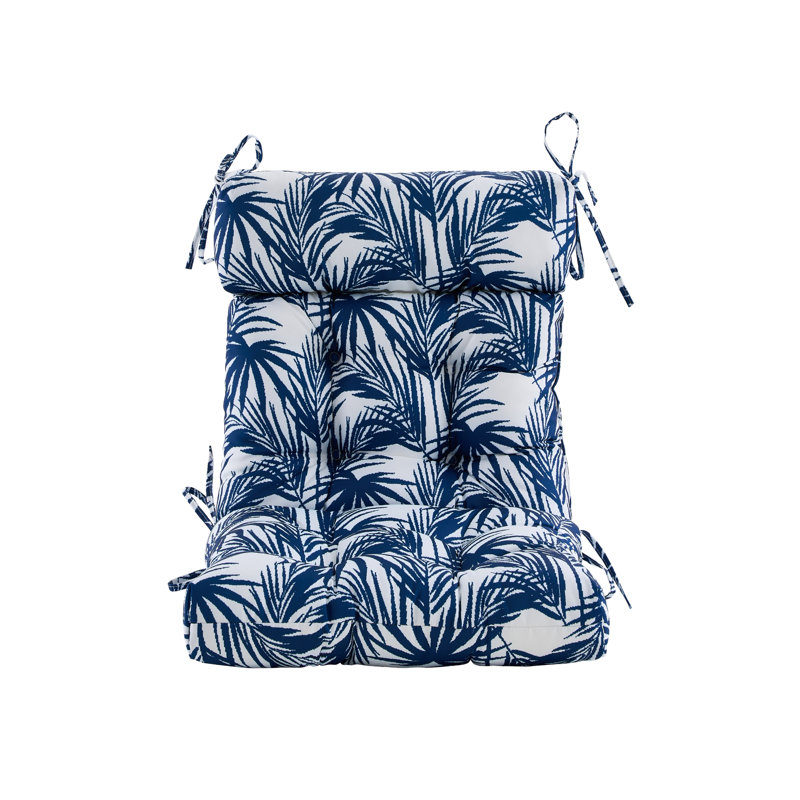 Outdoor 4'' Seat / Back Cushion, Blue