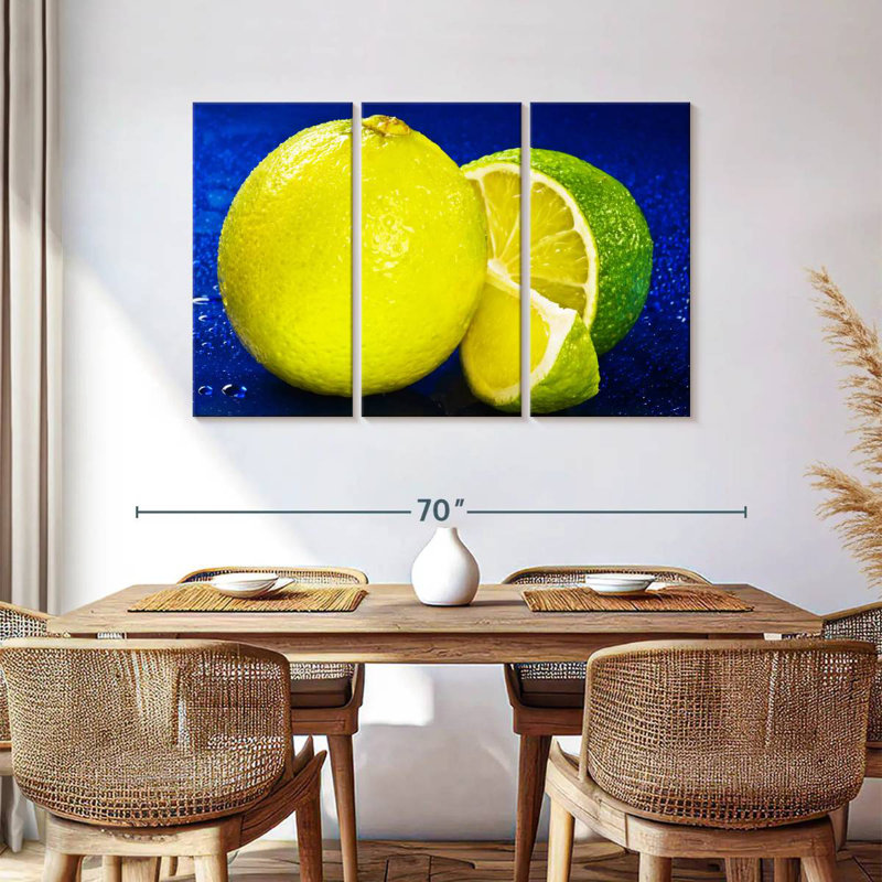 Yarlin Lemon Lime, 36" H x 57" W