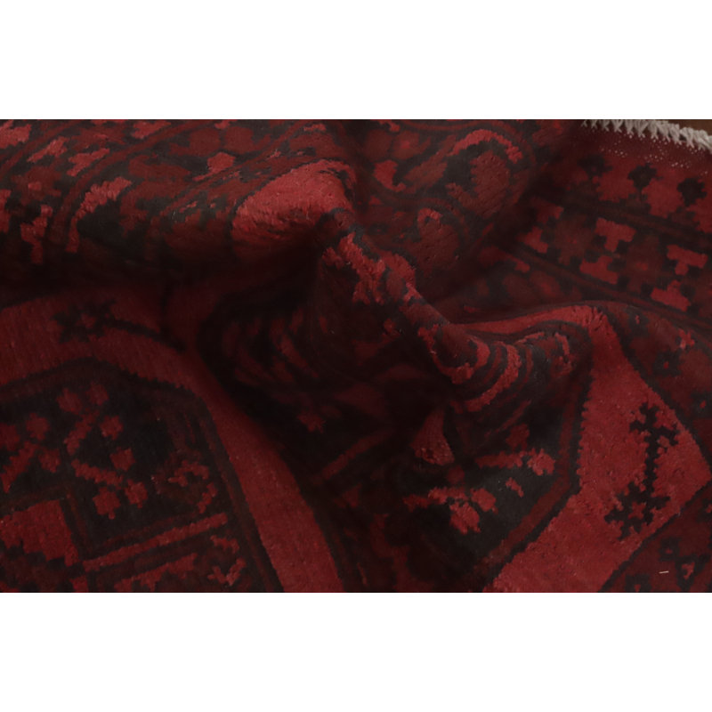 Tapis de vestibule oriental afghan Elephant