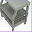 Gris antique Newland Table basse Midnight Blue avec plateau coulissant - Rangement spacieux pour le salon