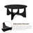 Modern Round Coffee Table With Adjustable Feets-1149296420