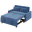 Canapé-lit avec canapé-lit 55,1 po avec dossier ajustable, poches de rangement, 2 coussins moelleux, ports USB-2003781294