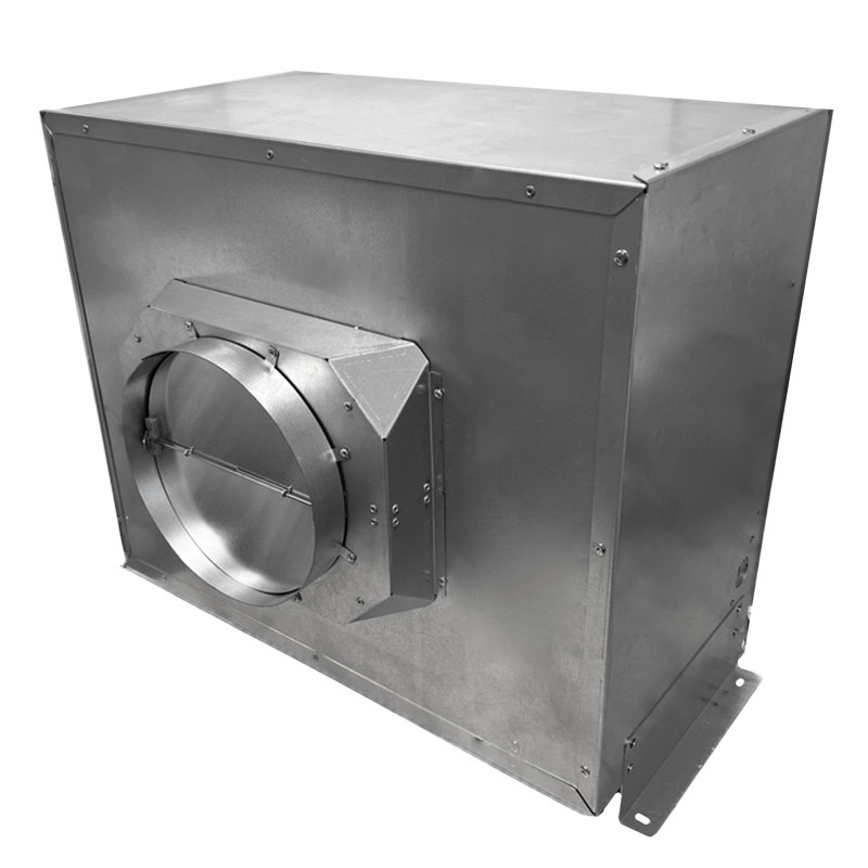 Monogram 36" Wall-Mounted Pyramid Chimney Vent Hood With Air Quality Sensors, 12", Externally Vented, In-Line