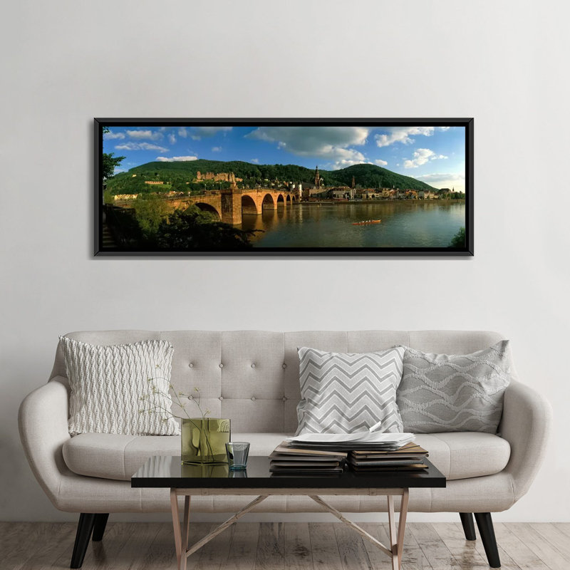 Coastal, 24" H x 72" W x 1.5" D, Black Framed