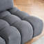 Gris rembourré en éponge pour une assise décontractée - Tissu de salon, de bureau, d'une longueur de 90 pouces avec sièges spacieux et confortables-141562699-167266189