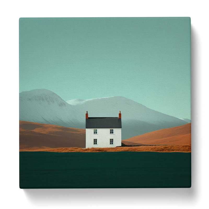 Modern Wall Art - Wrapped Canvas - Framed Print, 35cm H x 35cm W x 3cm D