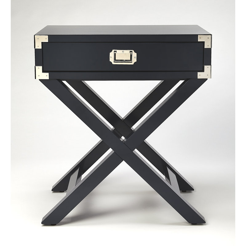 Anew Campaign Side Table, Blue