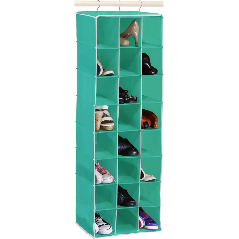 Range-chaussures 24 paires, Vert