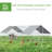 Destinylouise 258 Square Feet Chicken Run For Up To 24 Chickens