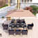 Rectangular 8 - Person 84" Long Dining Set with Cushions
