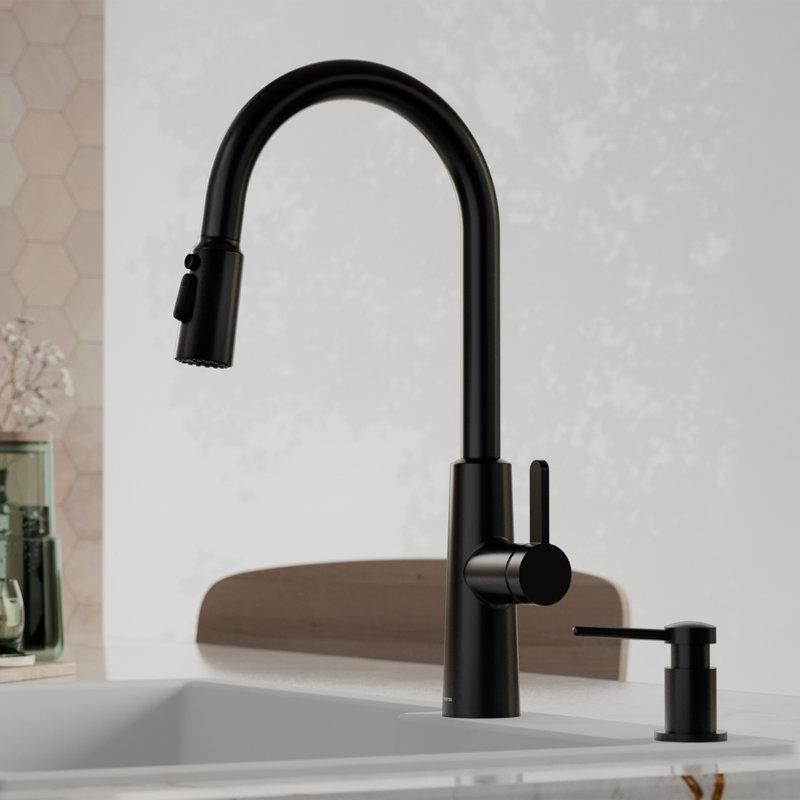 Robinet de cuisine rétractable Karran, Matte Black