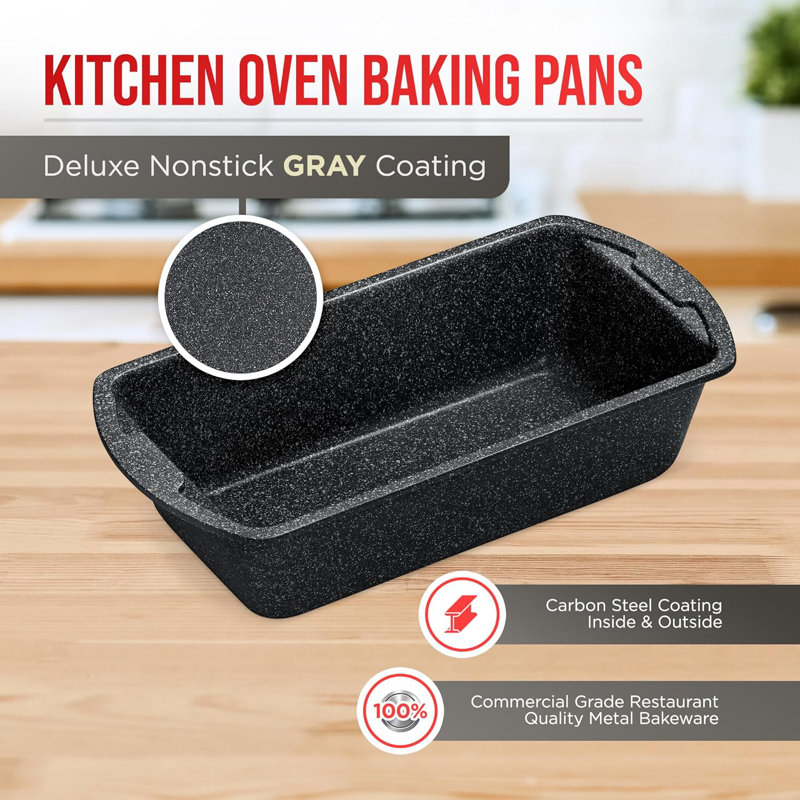 Bakken 6-Piece Gray Non-Stick Carbon Steel Bakeware Set