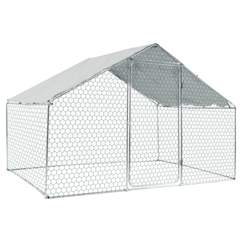 Enclos à poulets en métal 10 x 6 x 6 pi - Un poulailler 10 x 6 x 6 pi Life Une option pratique pour l'entretien des volailles