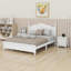 Ensemble de chambre à coucher moderne 3 pièces avec lit plateforme et 2 tables de chevet avec tiroirs-1252360000-1252360003