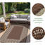 Tapis d'extérieur imperméable pour patio, tapis de paille en plastique réversible, tapis de camping pour l'extérieur, véhicule récréatif, cour arrière, terrasse, balcon, pique-nique, plage