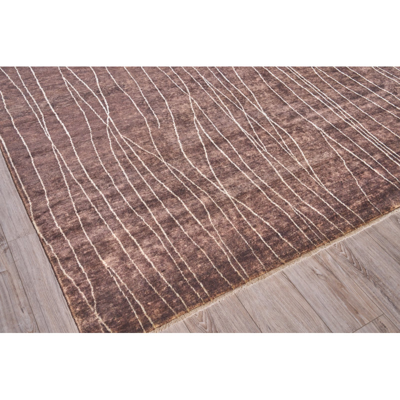 Metro One-of-a-Kind 9' x 12' Hand-knotted Wool and Silk Rug