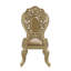 Messian Upholstered Side Chair in Gold (Set of 2)