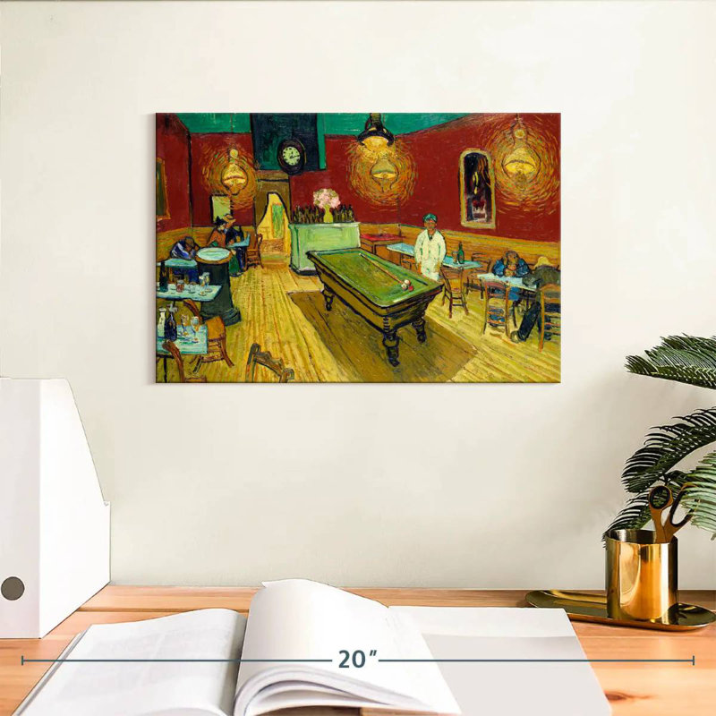 Senne The Night Cafe, 8" H x 12" W