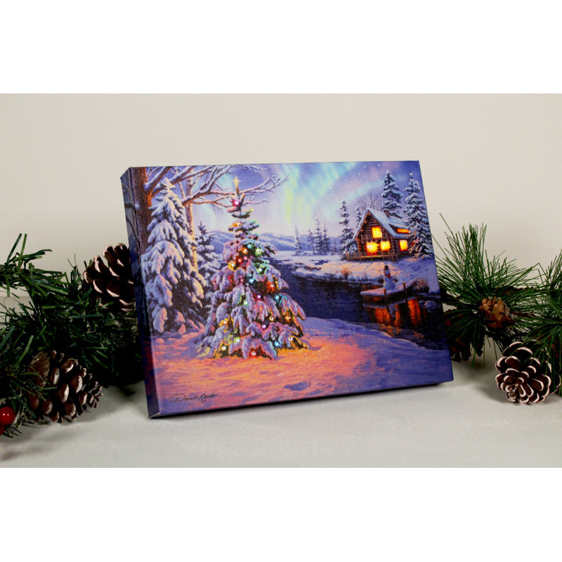 Mini fond de chevalet de Noël 8 x 6