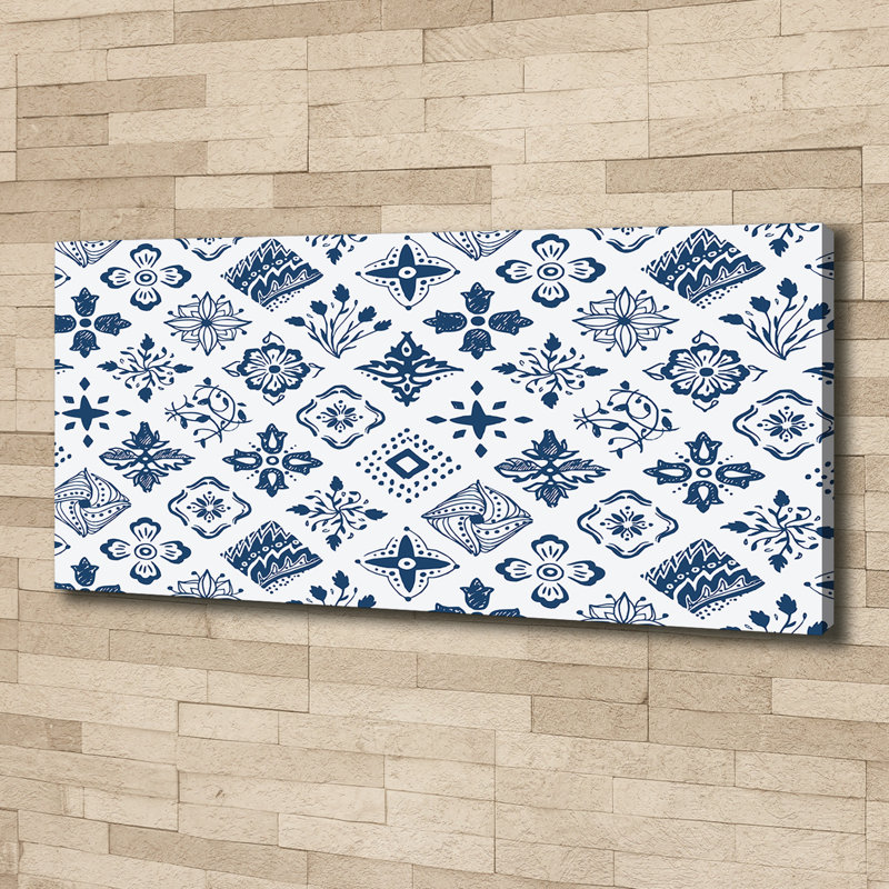 Floral Pattern - Wrapped Canvas Print
