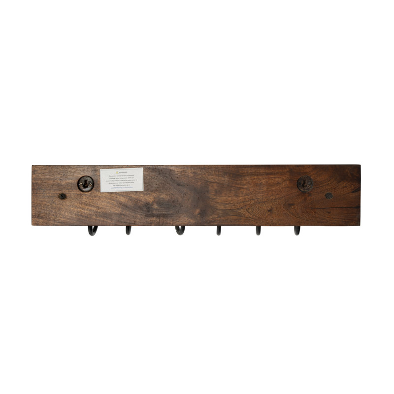 Glendo Iron & Wood Wall Rack
