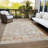 Machine Washable Indoor/Outdoor Xhevrie Brown Rug-1545255175