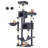 Timmins 78.3" Multi-Level Cat Tree with Cat Scratching Posts, Warm Cat Condo For Indoors-820771274