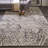 Amirah Geometric Wool/Viscose/Cotton Taupe/Gray Area Rug-1950562494